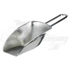 6" Medium Stainless Steel Scoop